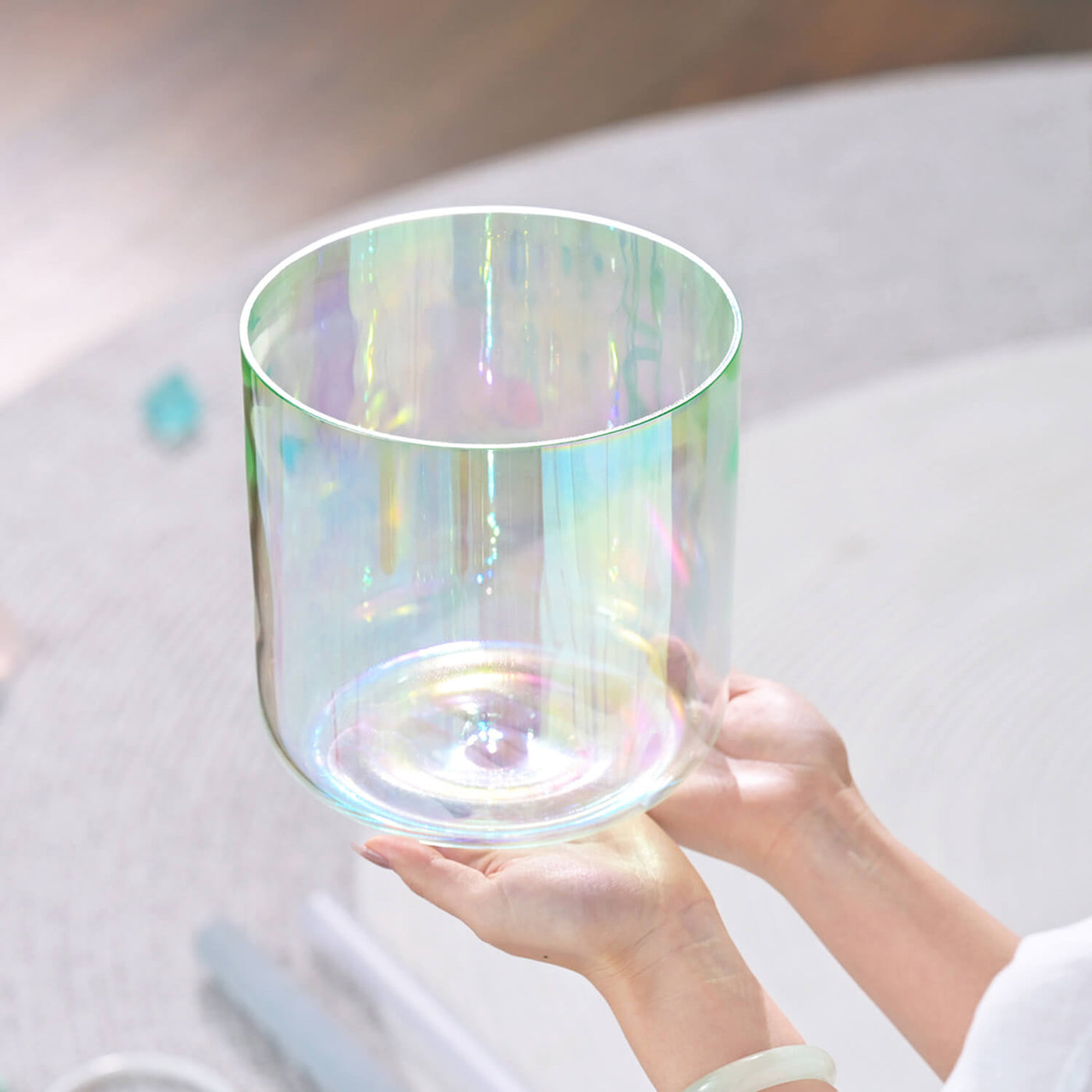 Bol chantant en cristal 432Hz - Clear Gradient