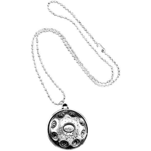 Pendentif Handpan | Collier argenté hang drum