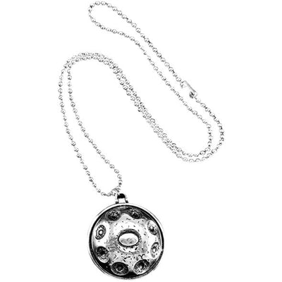 Pendentif Handpan | Collier argenté hang drum